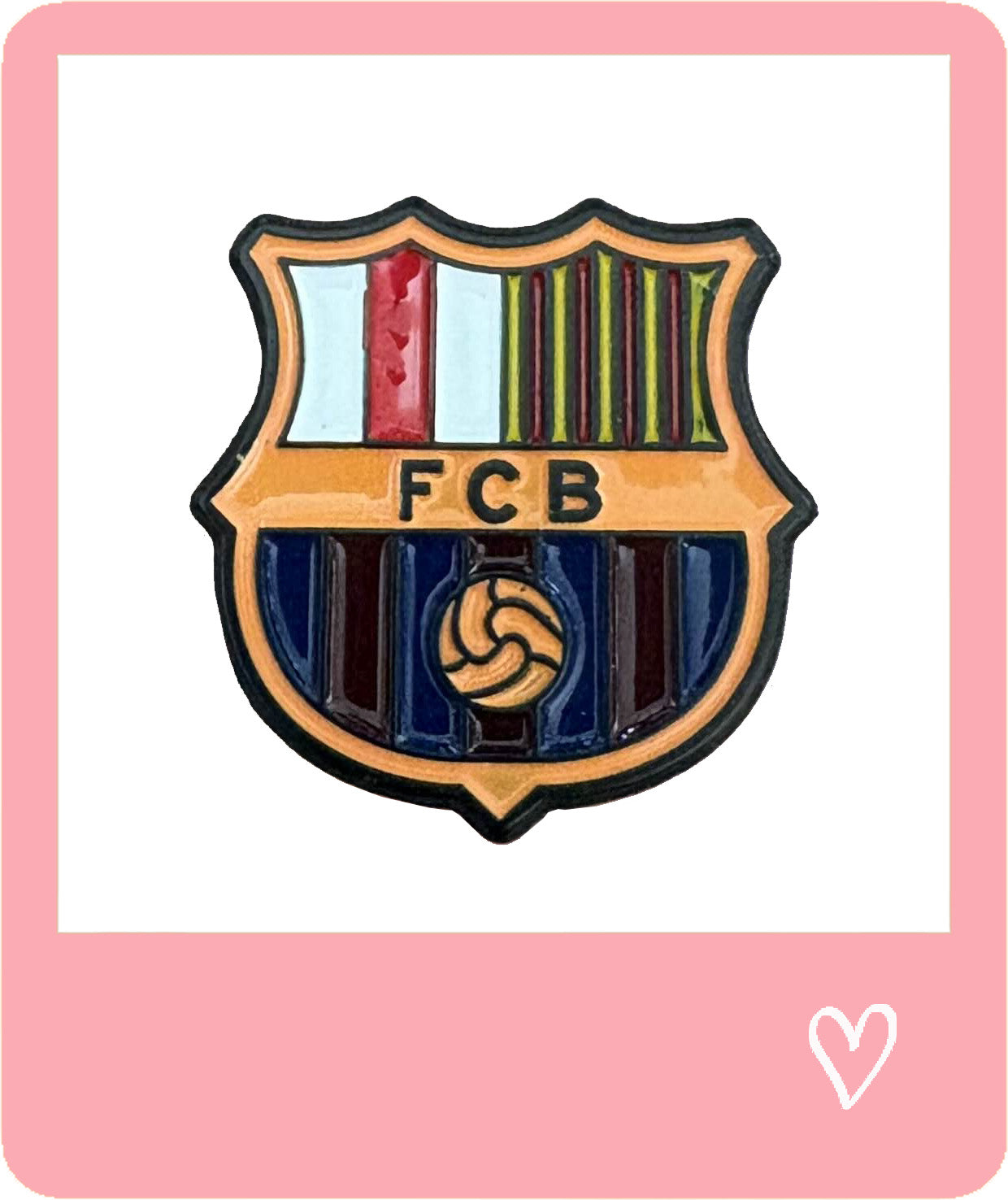 Barcelona Metal Sticker