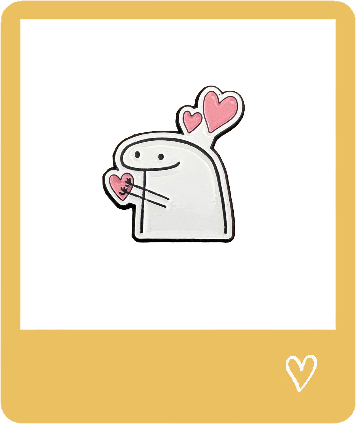 Give Heart Metal Sticker