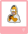 Home Ice Coffee Metal Sticker