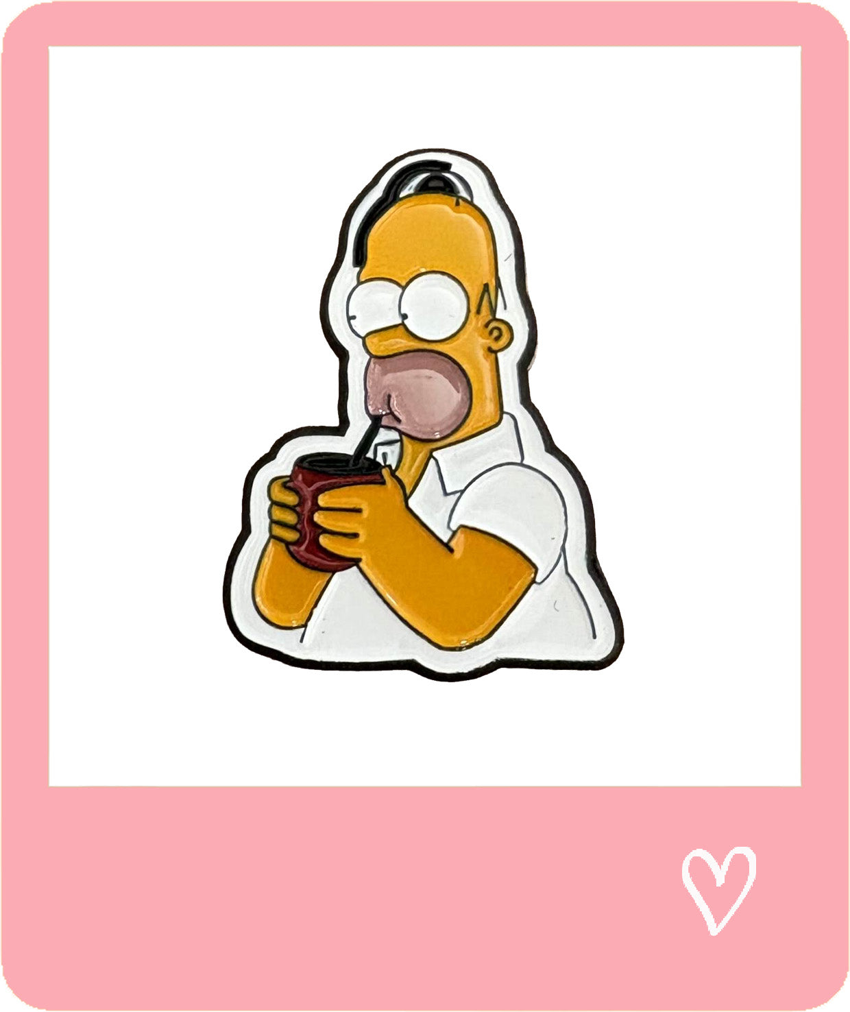Home Ice Coffee Metal Sticker