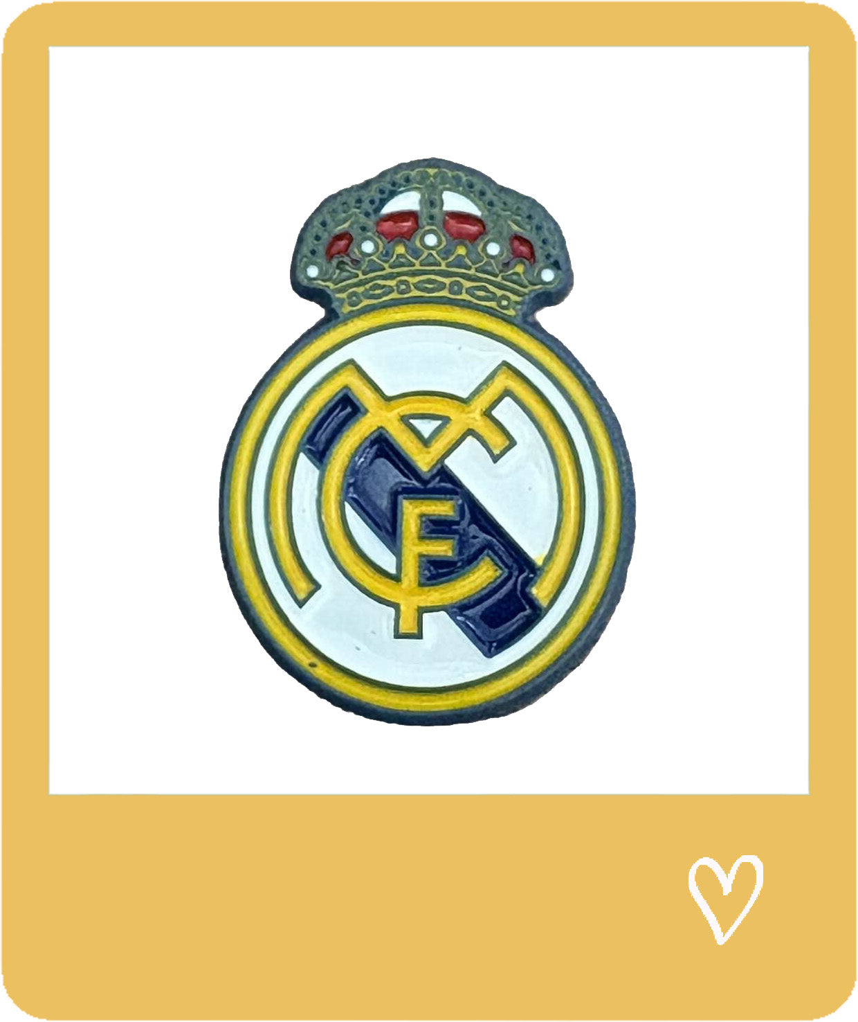 Real Madrid Metal Sticker