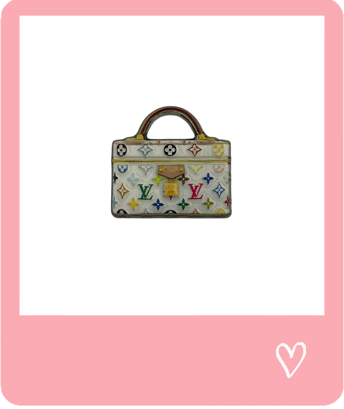 LV White Bag