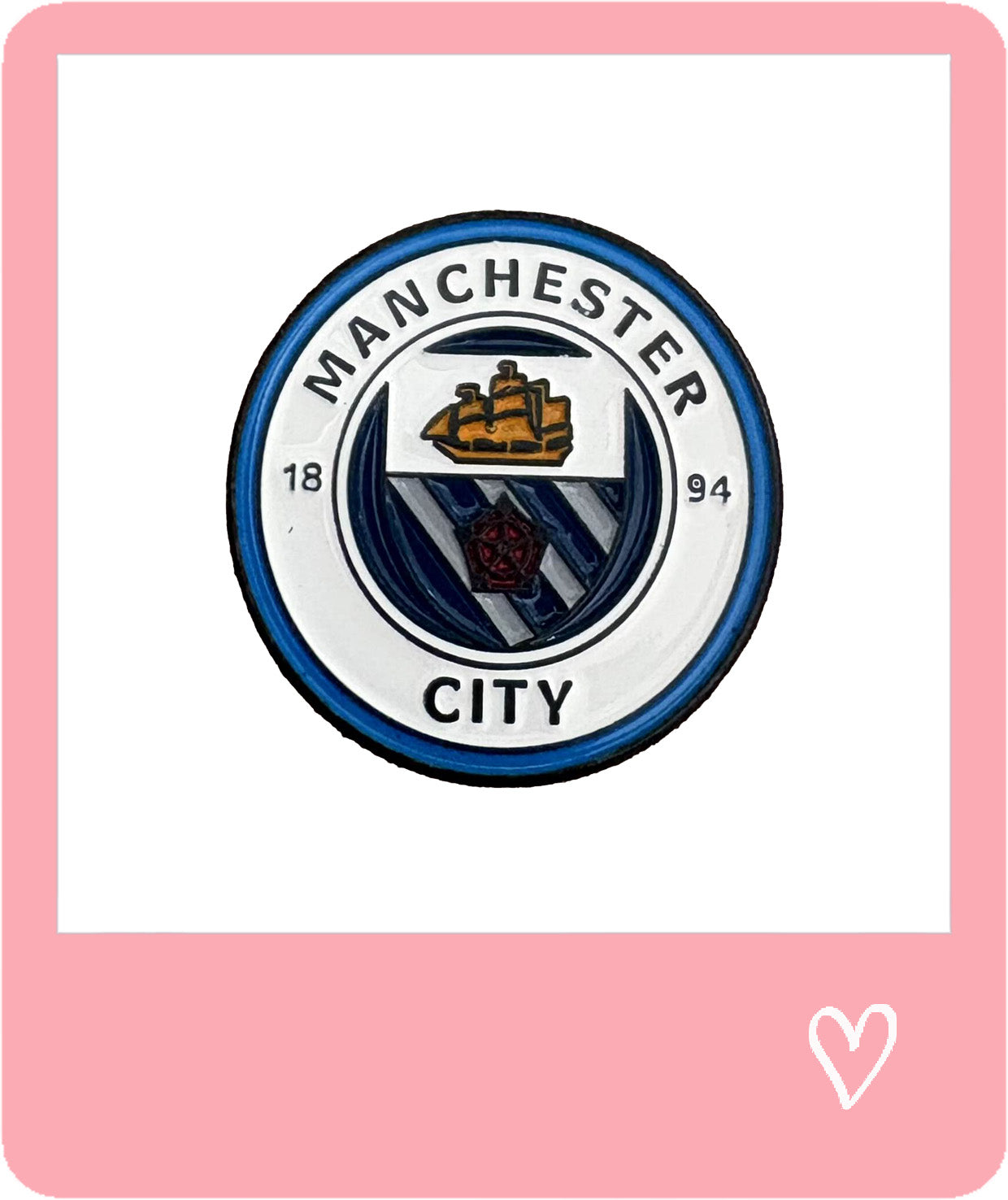 Manchester City Metal Sticker