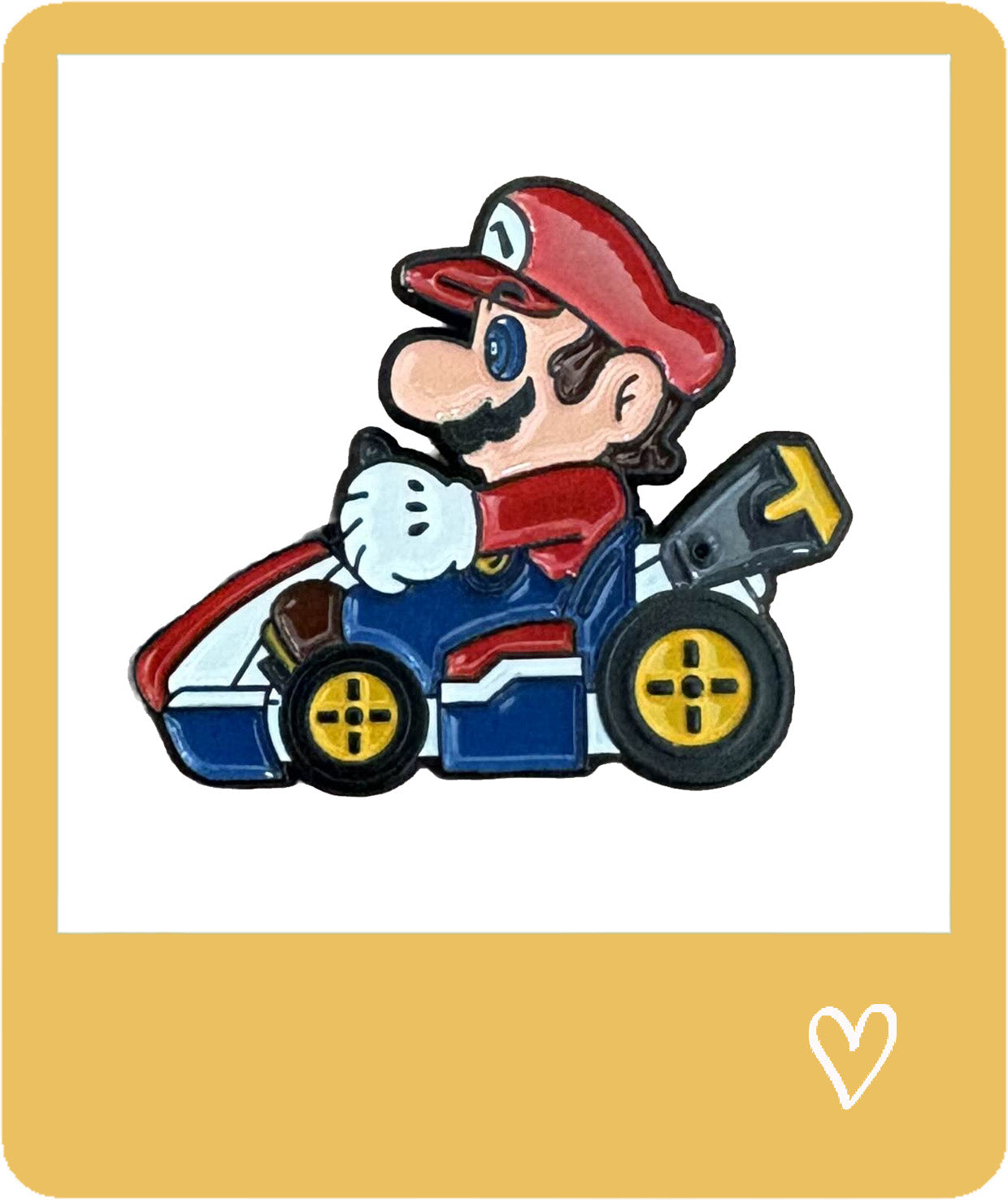 Mario Kart Metal Sticker