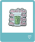 Matcha Metal Sticker