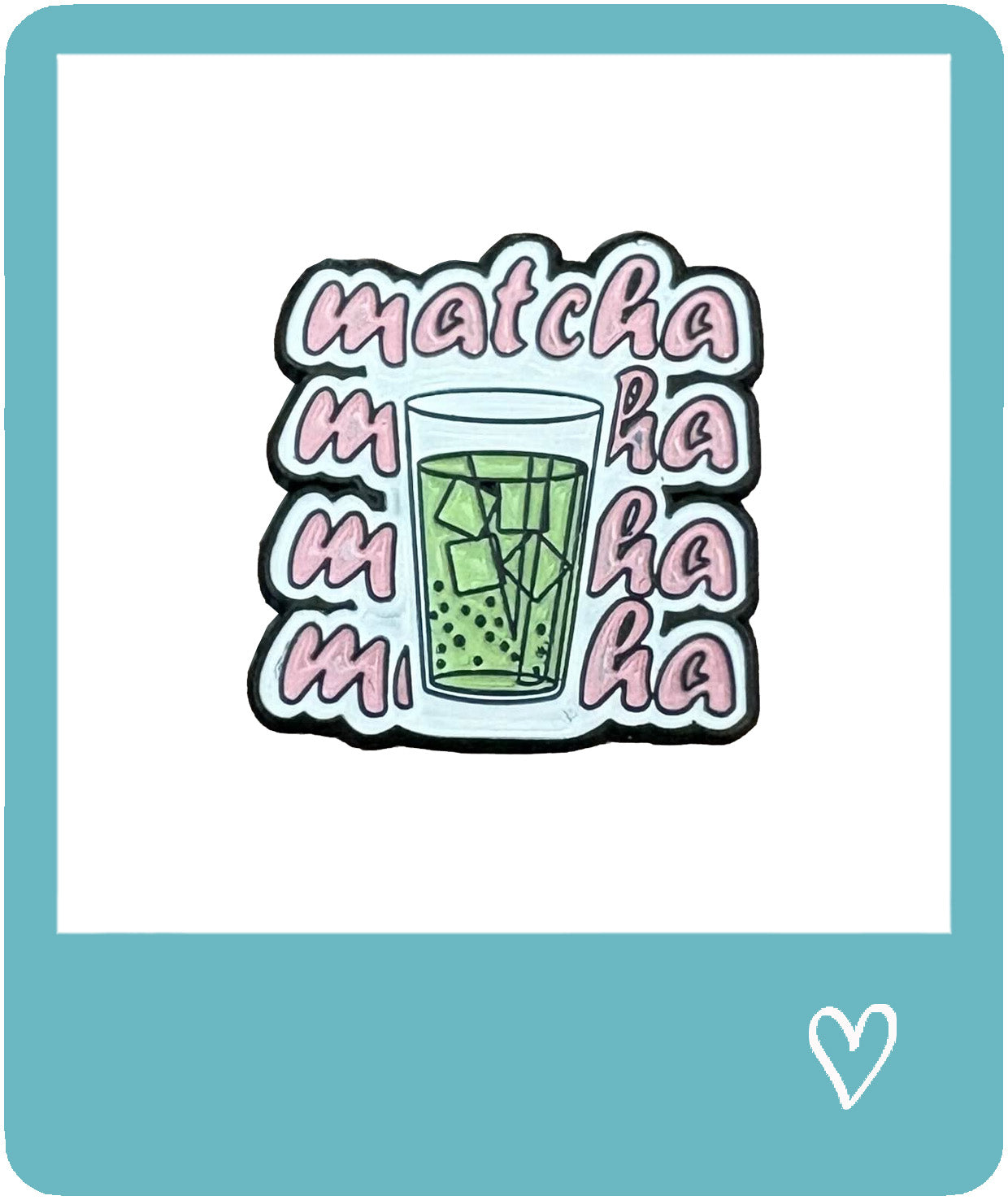 Matcha Metal Sticker
