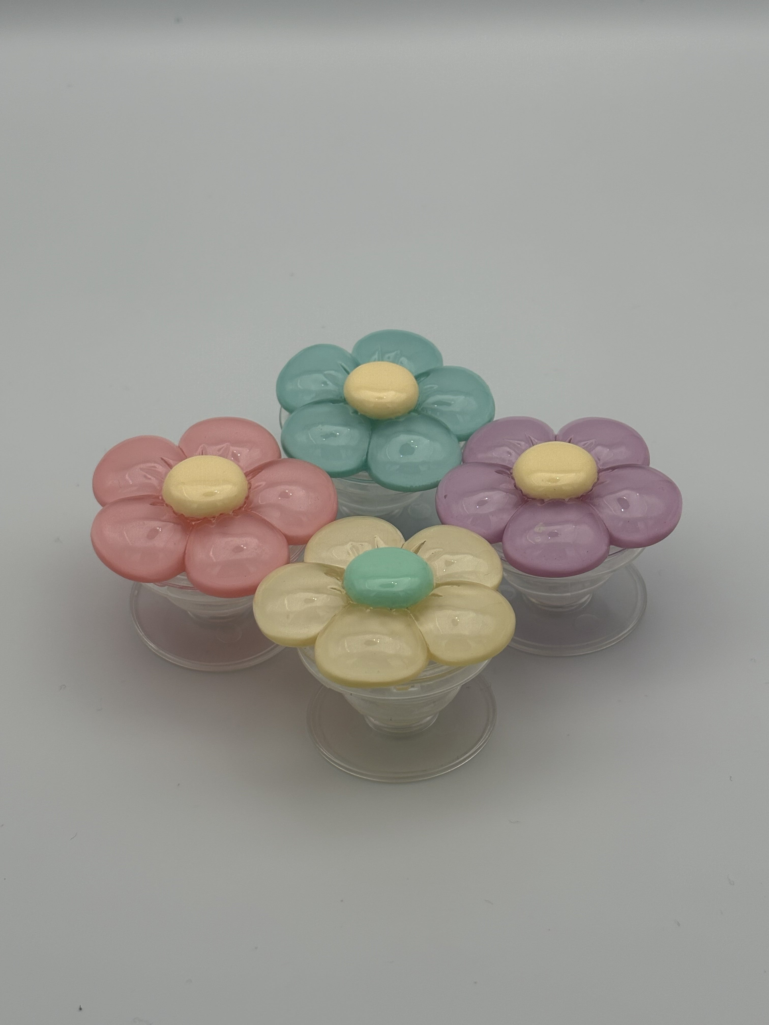 Flower pop socket- Purple