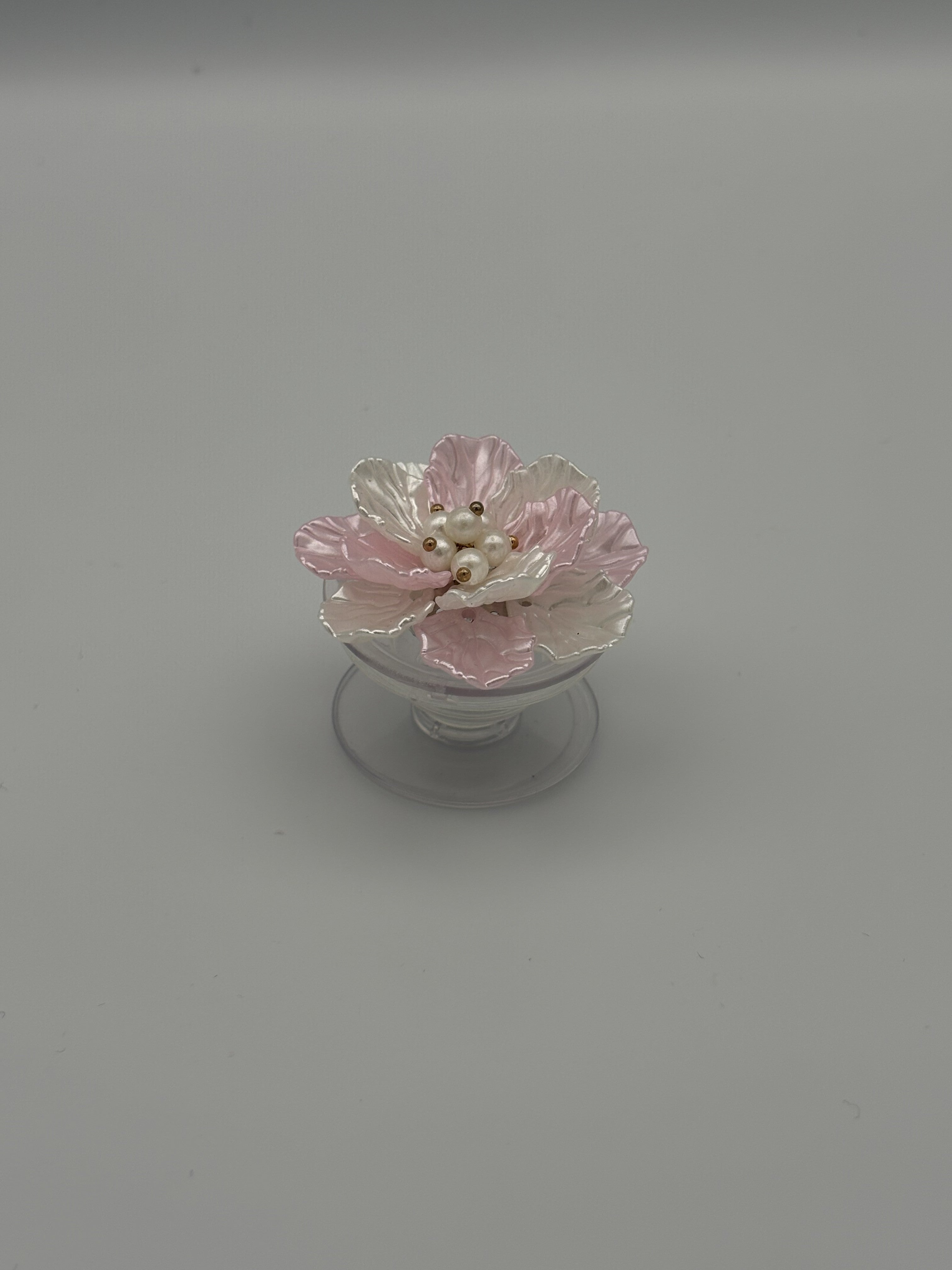 3D Floral pop socket- Pink