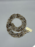 Chain detail lanyard- Beige