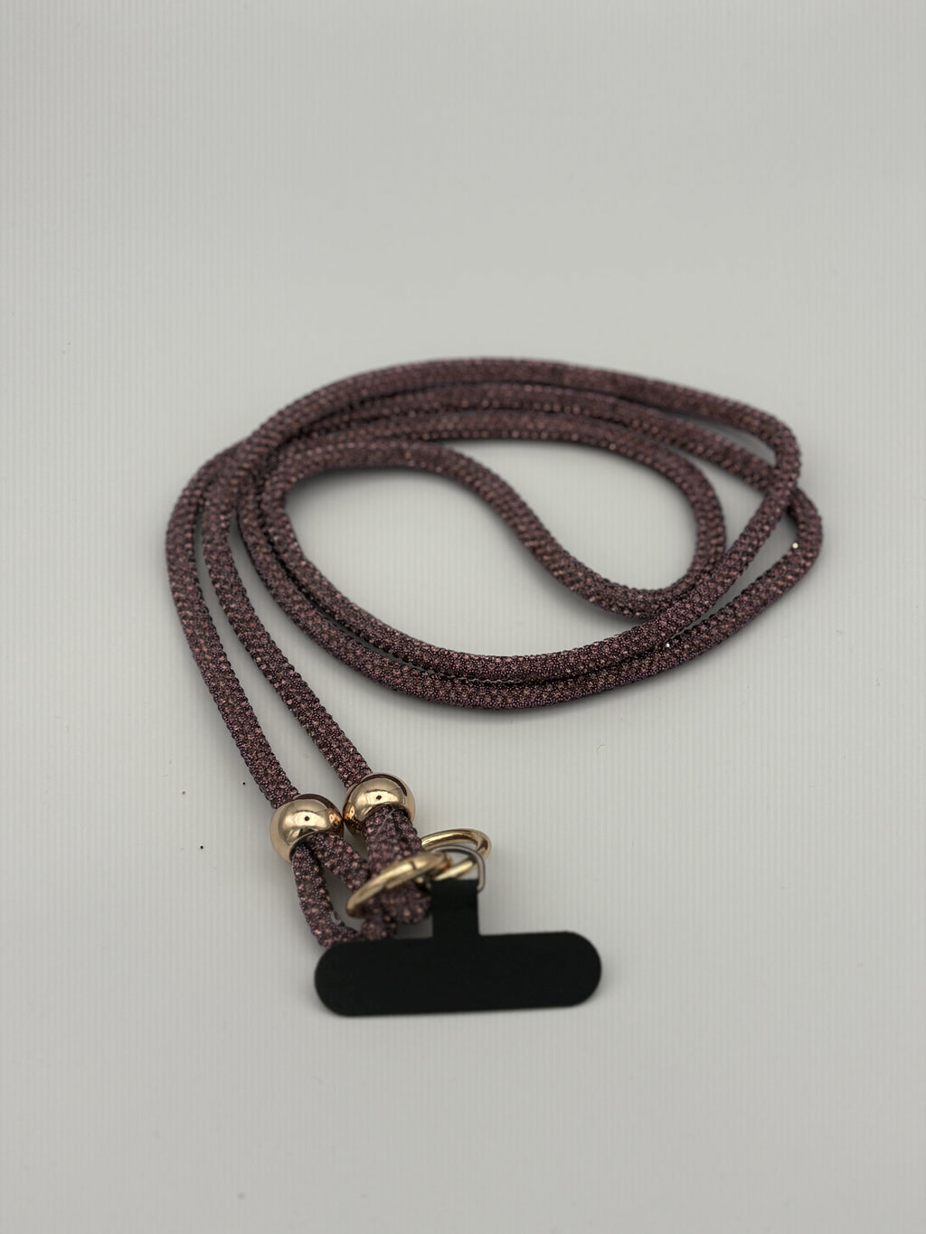 Luxury Rhinestone Lanyard- Purple