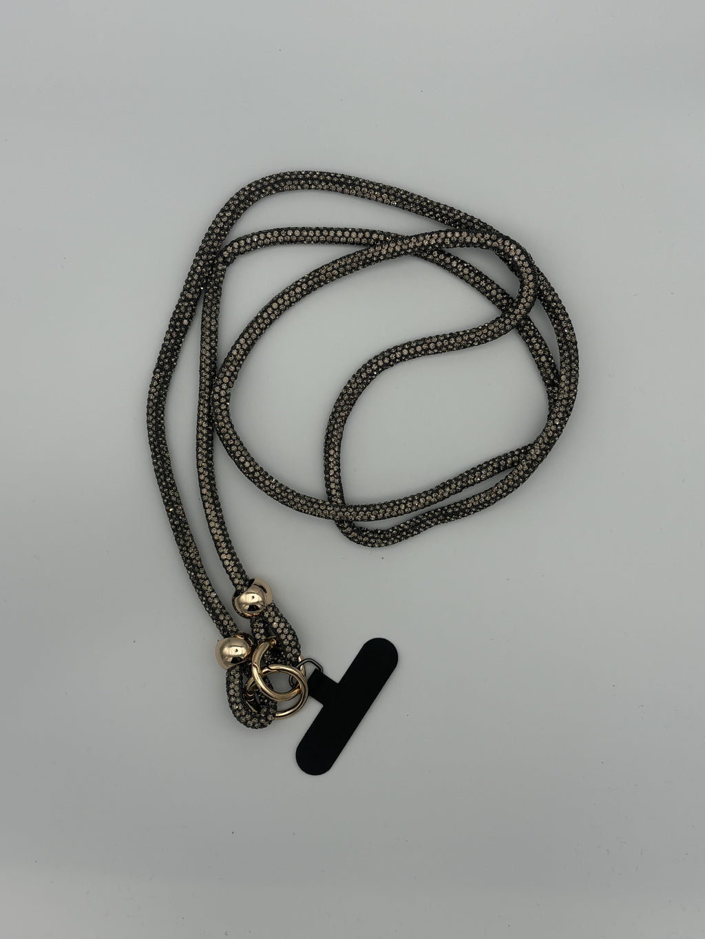 Luxury rhinestone Lanyard- Grey
