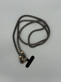 Luxury rhinestone Lanyard- Grey