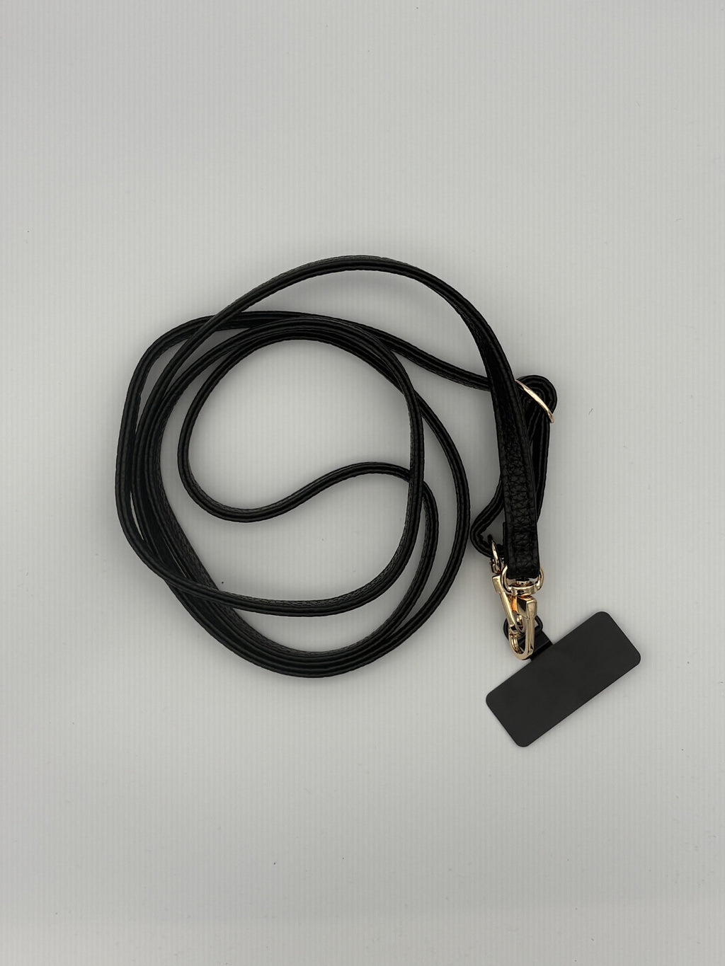 Luxury rhinestone lanyard- Black
