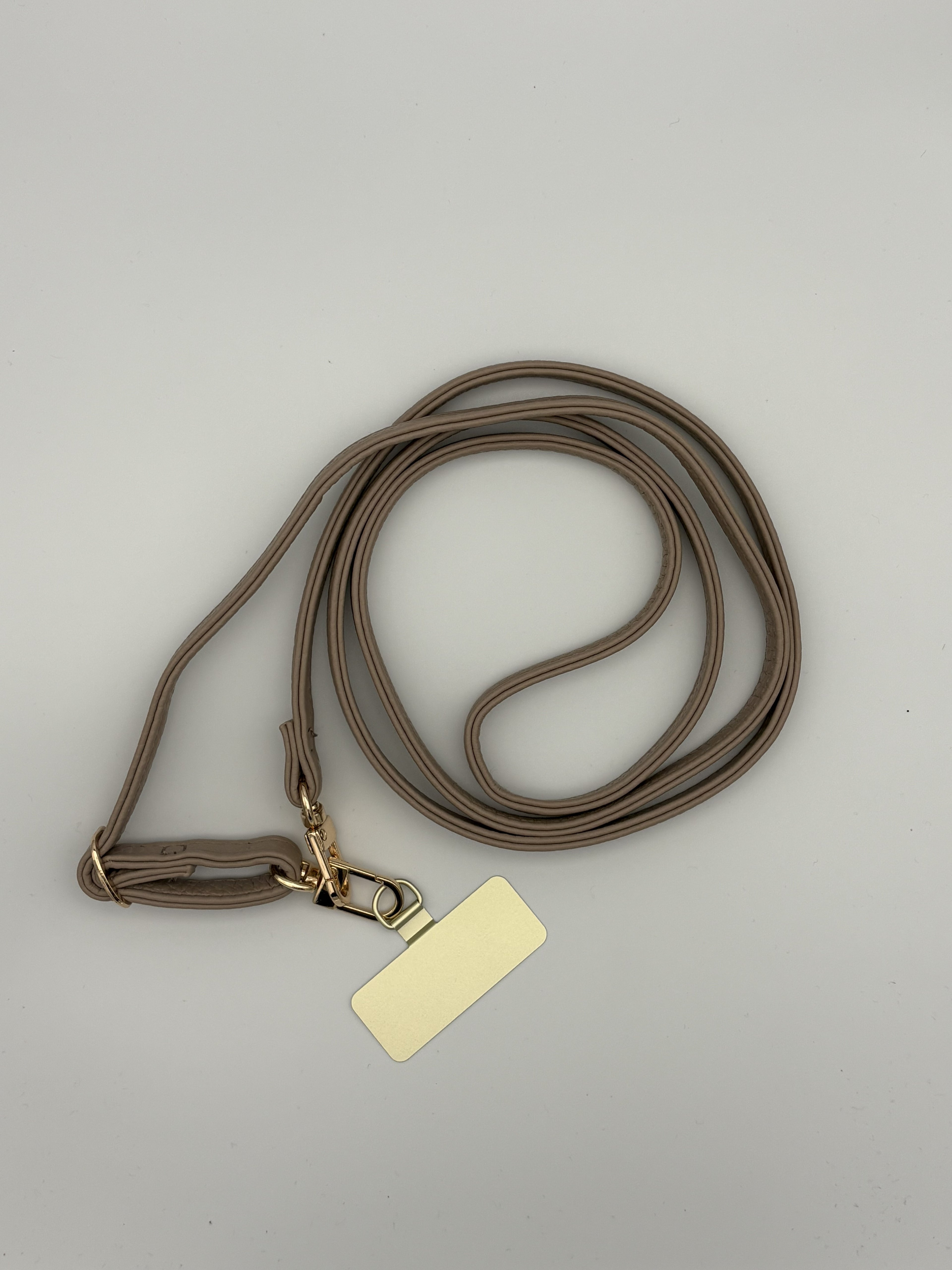 Adjustable PU Leather Khaki