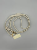 Adjustable PU lanyard- White