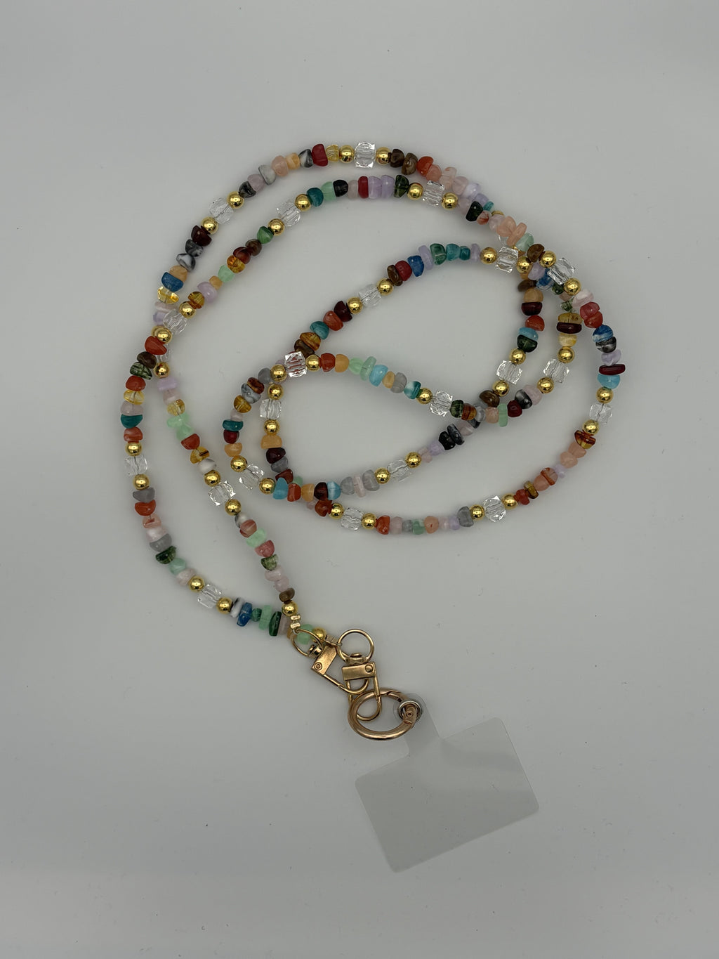 Gemstone lanyard- Multi
