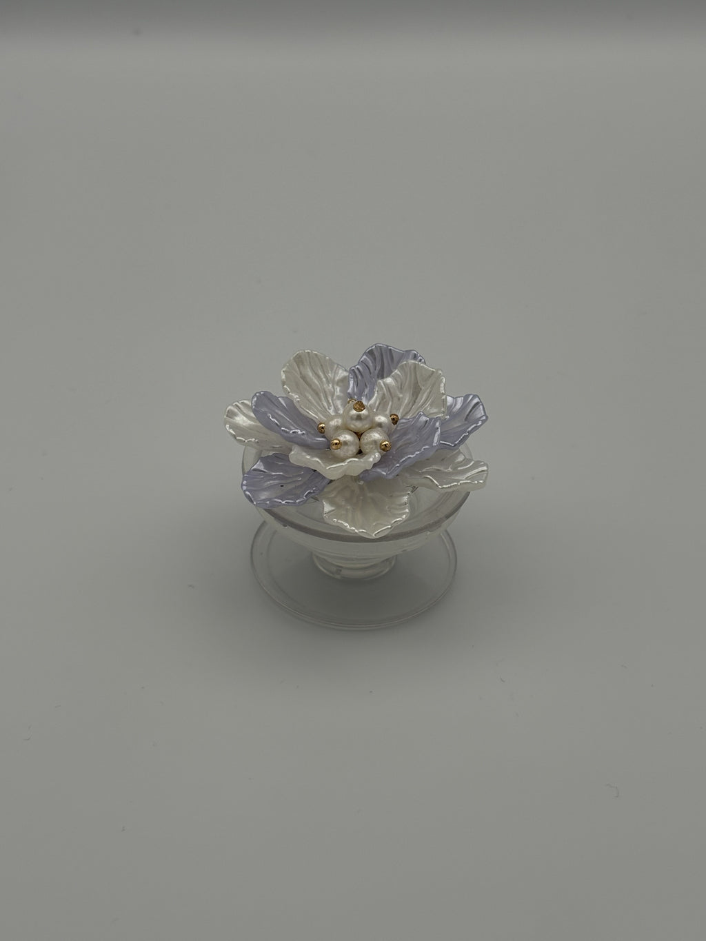 3D Floral pop socket- Blue