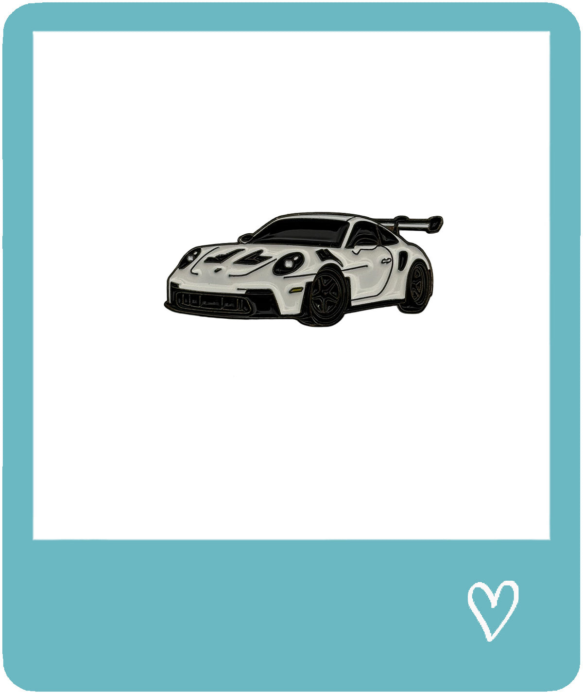 White Porche GT2