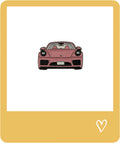 Pink Porsche Front