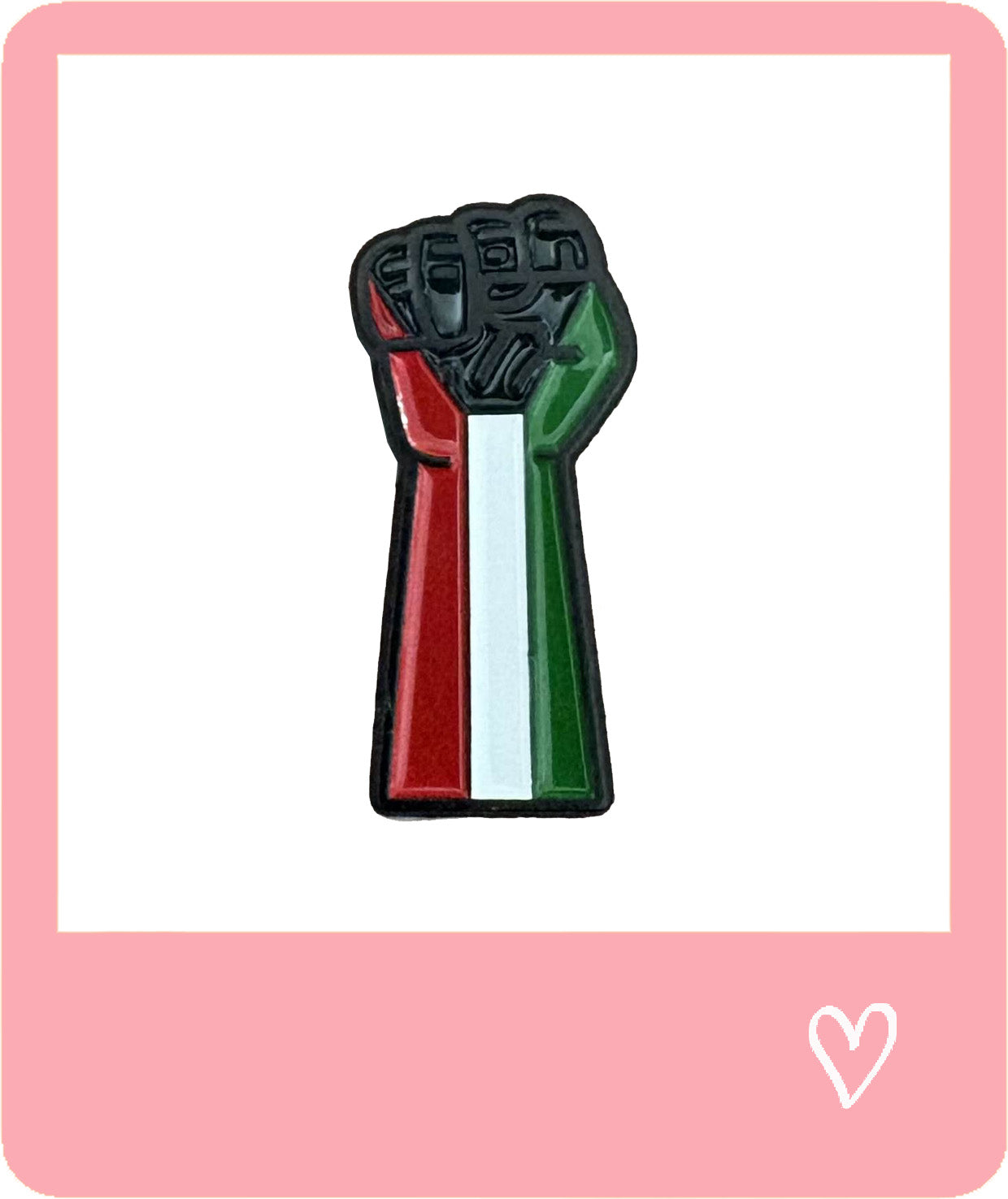 Palestine Fist Metal Sticker