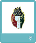 Palestine Heart Metal Sticker