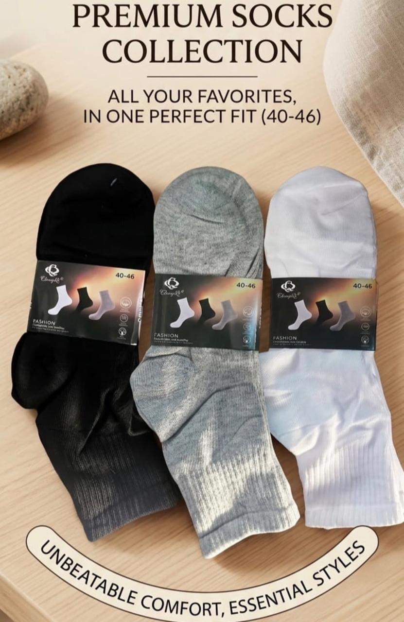 Generic Long Socks (3 Pair Pack)