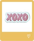 XOXO Metal Sticker