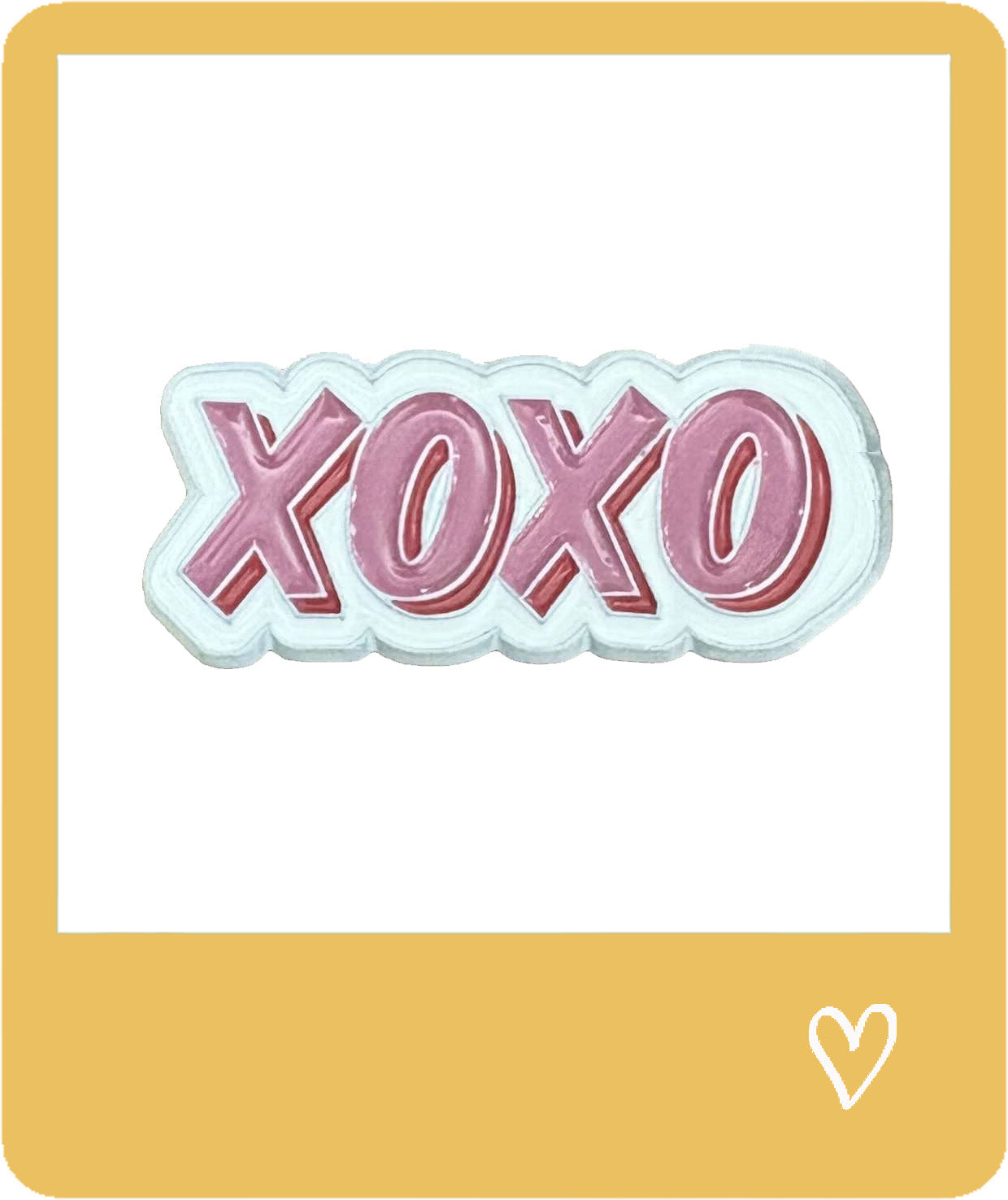 XOXO Metal Sticker