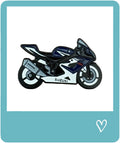 Suzuki Bike Metal Sticker