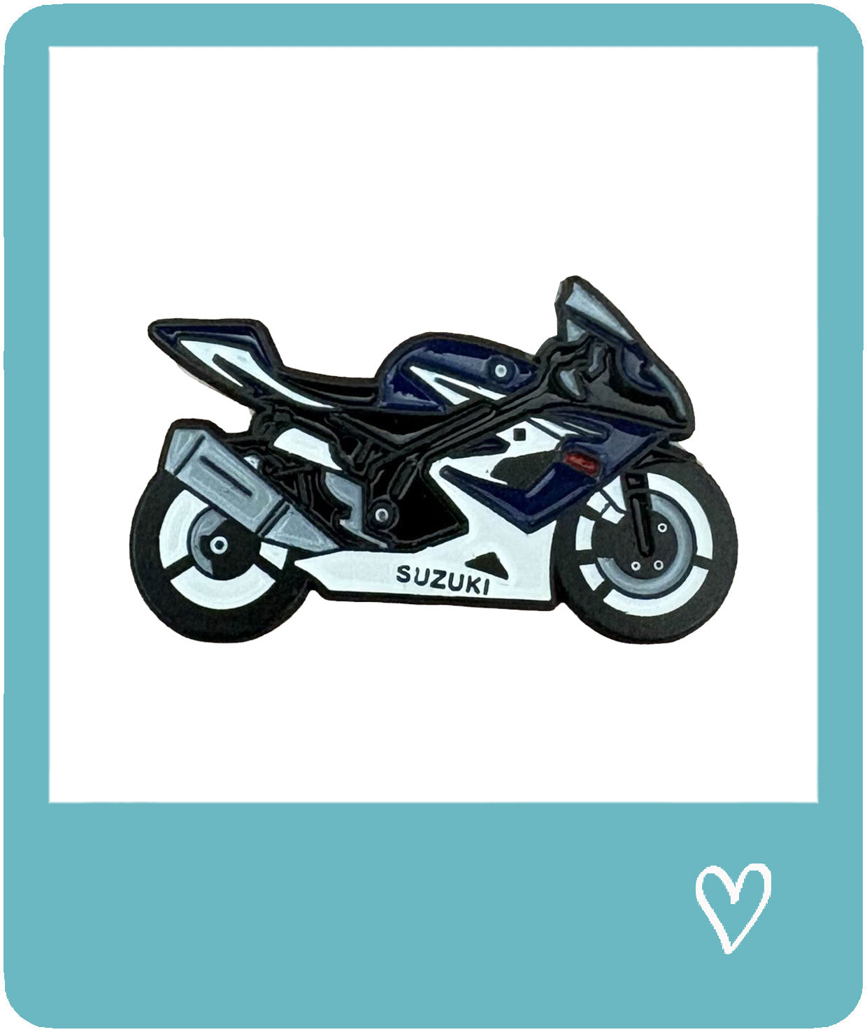 Suzuki Bike Metal Sticker
