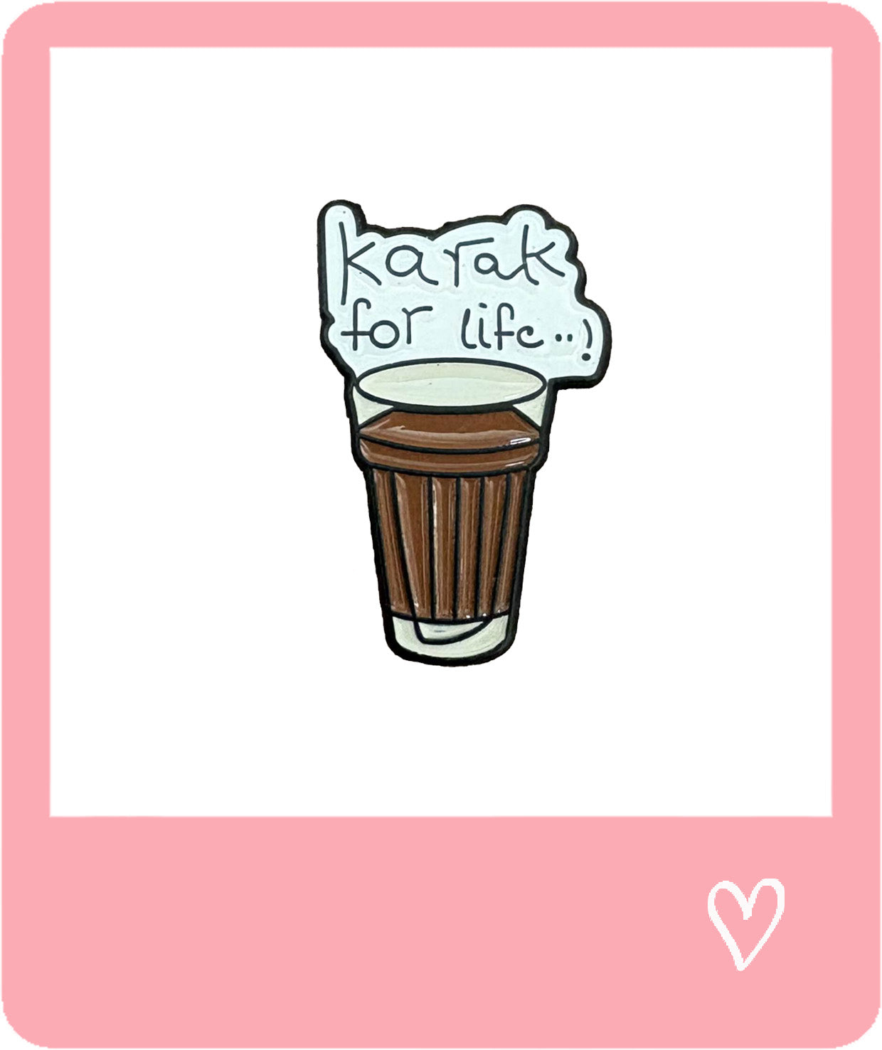 Karak For Life Metal Sticker